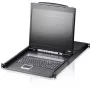 ATEN CL1308N LCD KVM-Konsole mit 8-Port KVM-Switch - 19 inch LCD, PS/2 & USB, VGA, 1280x1024, Schwarz, 1U Rackmontage