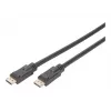 DIGITUS DisplayPort-Kabel mit Verstärker 4K 60Hz UHD DP/DP M/M Schwarz 20m