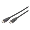 DIGITUS DisplayPort-Kabel mit Verstärker 4K 60Hz UHD DP/DP M/M Schwarz 20m