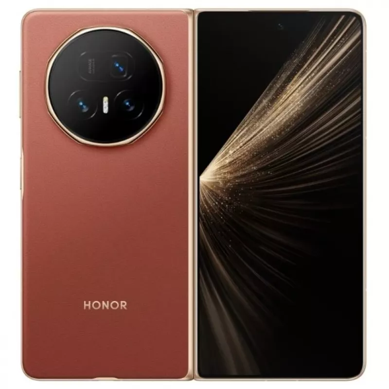 HONOR Magic V5 5G Smartphone - 512 GB - Silk Brown - Android 15 - Dual-SIM