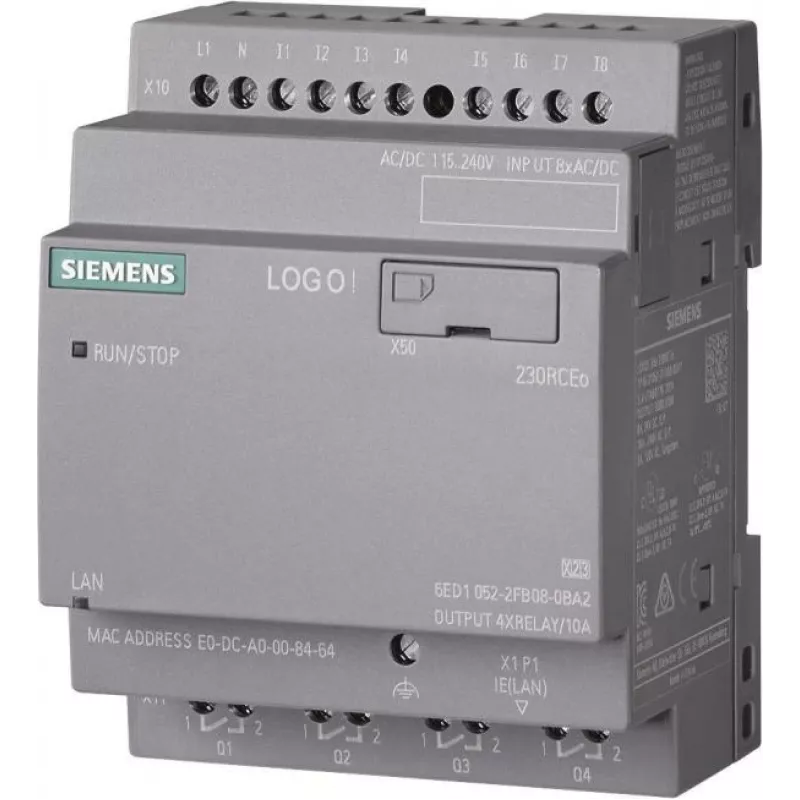 Siemens LOGO! 230RCE Logikmodul 6ED1052-2FB08-0BA2