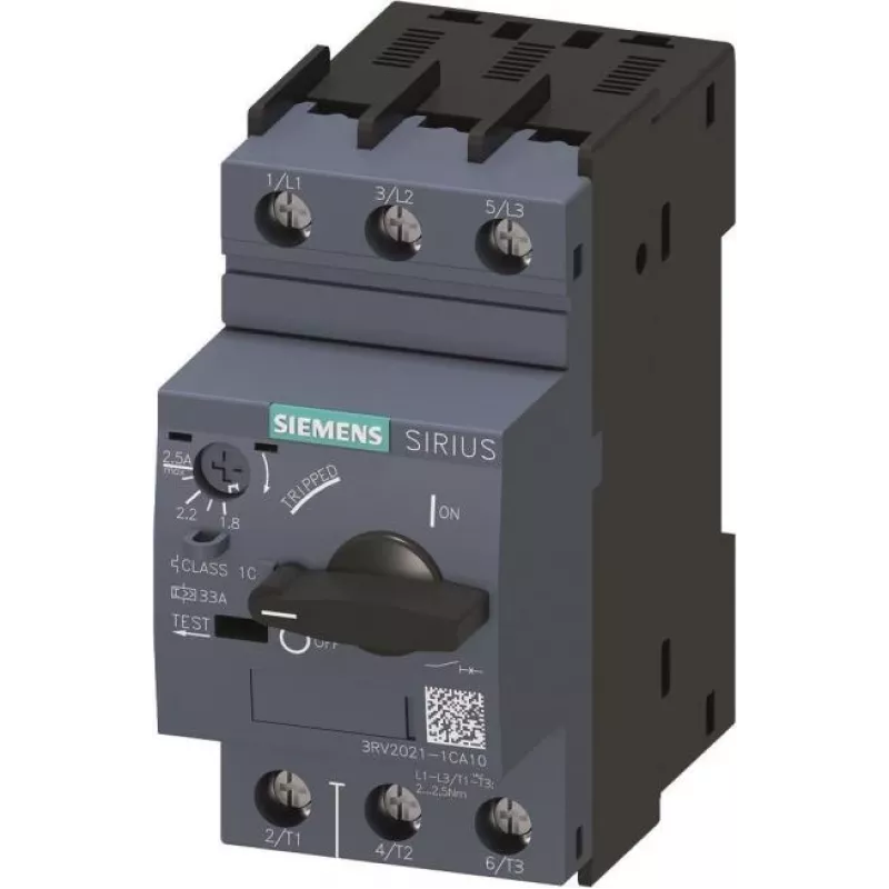 Siemens SIRIUS 3RV2 Motor Starter Protector 1.8-2.5A 3RV2021-1CA10