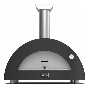 Alfa Forni Moderno 3 Pizze Wood Slate Grey Pizza Oven