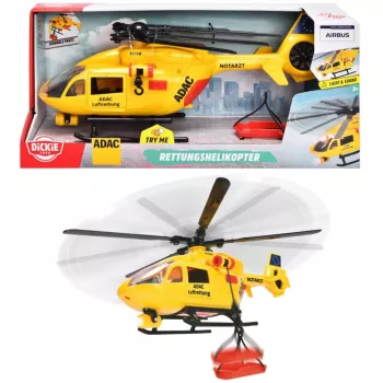 Dickie Toys ADAC Rettungshubschrauber Airbus H145 Fertigmodell (203746020)