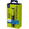 Philips OneBlade QP2510/15 Shaver & Trimmer - Schwarz/Limette, batteriebetrieben, 30 Minuten Laufzeit