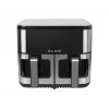 BLOW Heißluftfritteuse 2500W 9L Digital-Touchpanel LED-Display Schwarz