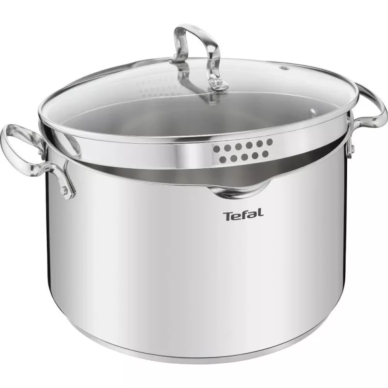 Tefal Duetto+ G7196456 28 cm Glasdeckel für Edelstahltopf