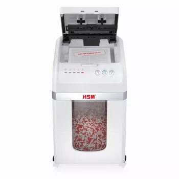 HSM Autofeed X200 Papierschredder mit automatischem Einzug, 30 L, P-4, 4 x 12 mm