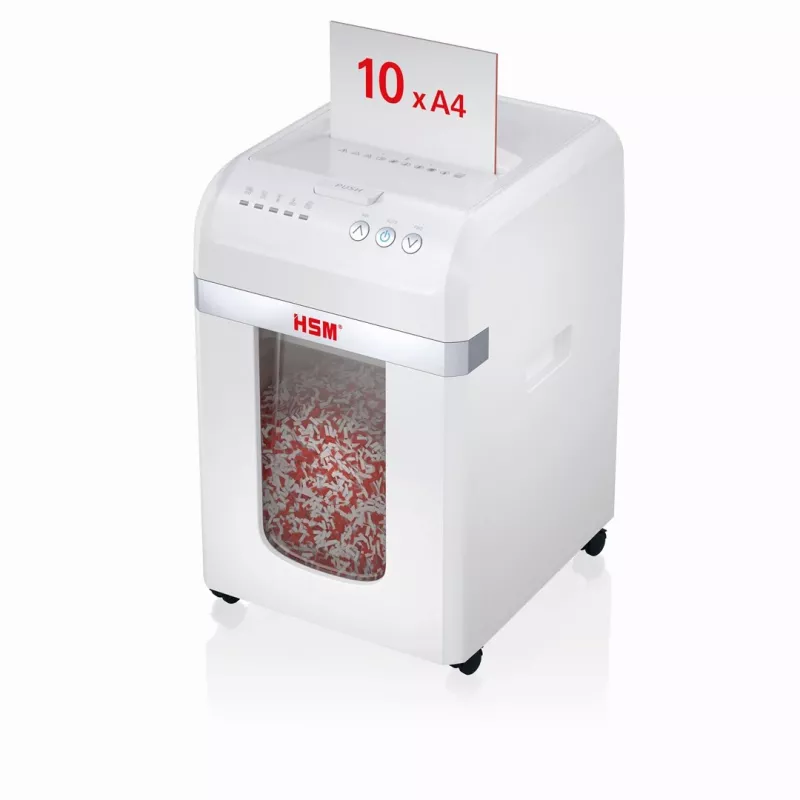 HSM Autofeed X200 Papierschredder mit automatischem Einzug, 30 L, P-4, 4 x 12 mm