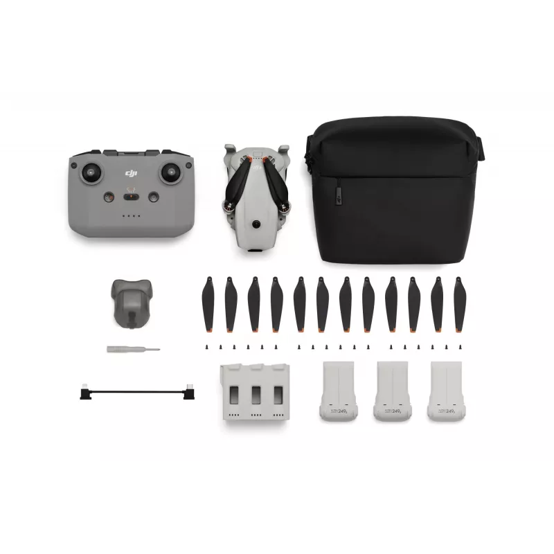 DJI Lito 1 Fly More Combo (DJI RC-N3) Drohne mit 4K-Kamera, Grau