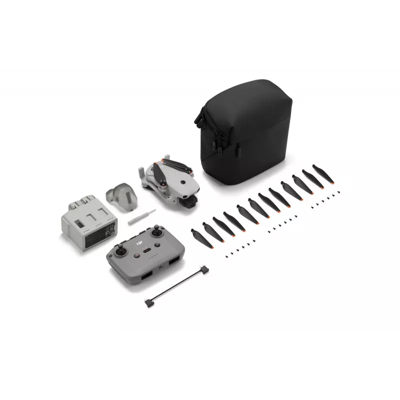 DJI Lito 1 Fly More Combo (DJI RC-N3) Drohne mit 4K-Kamera, Grau