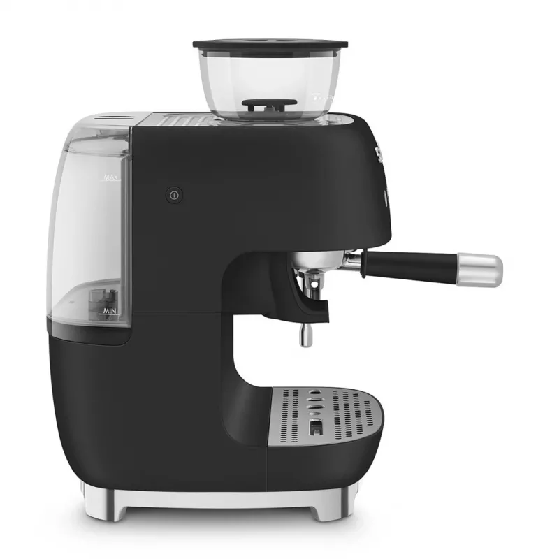 Smeg EGF03BLMEU Espressomaschine mit Mahlwerk, 1650 W, Schwarz