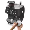Smeg EGF03BLMEU Espressomaschine mit Mahlwerk, 1650 W, Schwarz