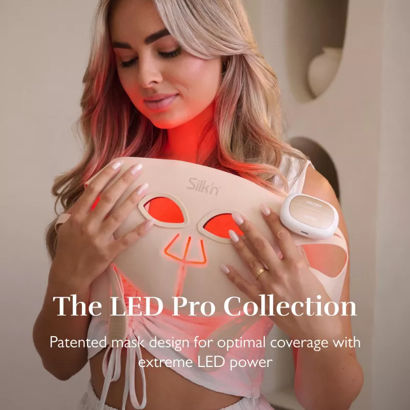 Silk'n LED Face Mask Pro FLMP1PE1001 - Anti-Aging & Akne LED-Lichttherapie-Maske