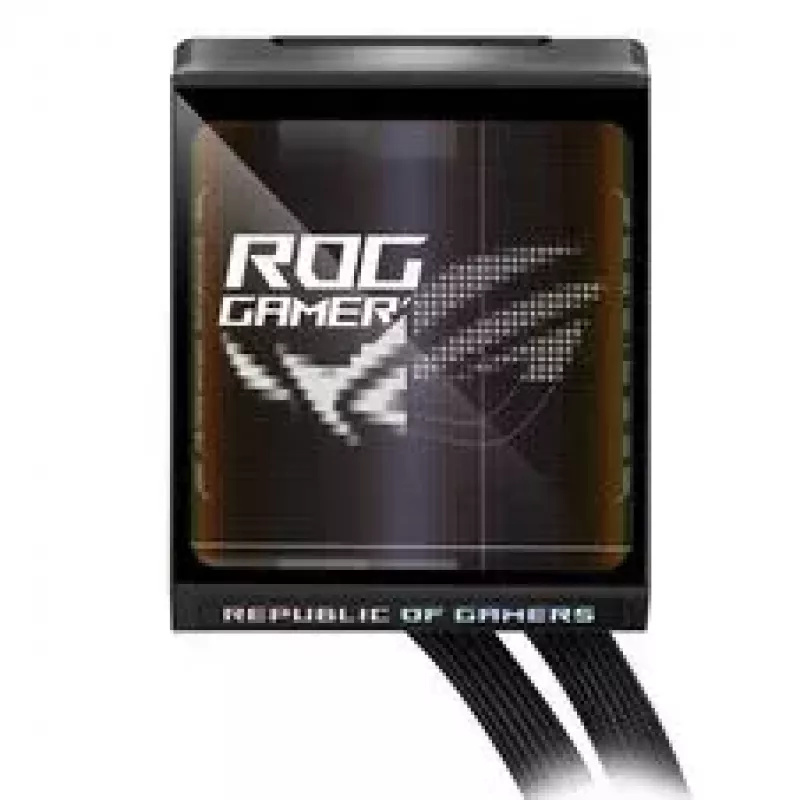 ASUS ROG Strix LC IV 360 ARGB LCD All-in-One Flüssigkeits-CPU-Kühler, 360 mm, Schwarz