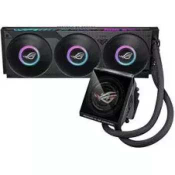 ASUS ROG Strix LC IV 360 ARGB LCD All-in-One Flüssigkeits-CPU-Kühler, 360 mm, Schwarz
