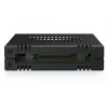 ICY DOCK ExpressCage MB741V4P-B 4-Bay 2.5 inch U.2/U.3 NVMe SSD Mobile Rack für Dual 5.25 inch Bay, PCIe 4.0, OCuLink, Hot-Swap, Schwarz