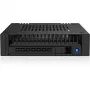 ICY DOCK ExpressCage MB741V4P-B 4-Bay 2.5 inch U.2/U.3 NVMe SSD Mobile Rack für Dual 5.25 inch Bay, PCIe 4.0, OCuLink, Hot-Swap, Schwarz