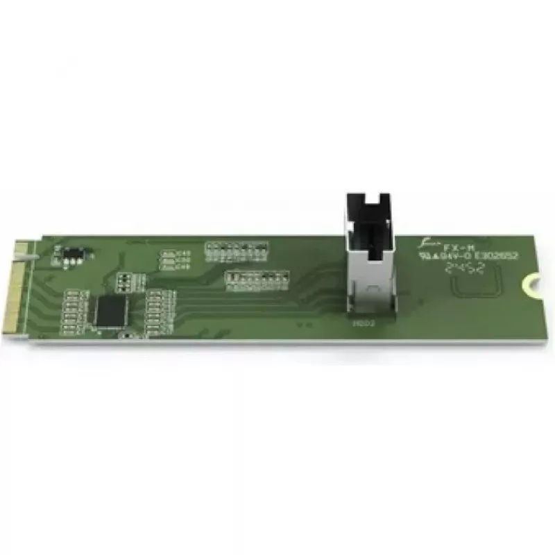 ICY DOCK M.2 NVMe PCIe 5.0 SSD zu 1x MCIO 4i Adapter mit Redriver