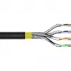 DIGITUS CAT 7A S/FTP Datenkabel - Erdkabel, 50 m Ring, Simplex, PE