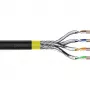 DIGITUS CAT 7A S/FTP Datenkabel - Erdkabel, 50 m Ring, Simplex, PE