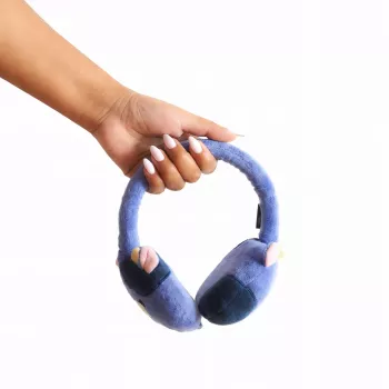 LAZERBUILT Squishmallows Bluetooth-Kopfhörer für Kinder, On-Ear, Ingred the Cow, HMSQM-BT-INGRED