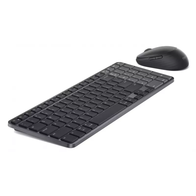 Dell Pro 7 Wiederaufladbares kompaktes Tastatur- und Maus-Set - KM746 - US International (QWERTY) - Titan Gray