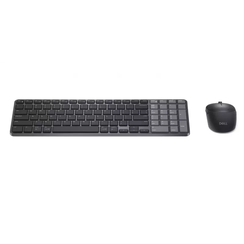 Dell Pro 7 Wiederaufladbares kompaktes Tastatur- und Maus-Set - KM746 - US International (QWERTY) - Titan Gray