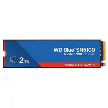 SanDisk WD Blue SN5100 NVMe SSD 2TB M.2 2280 PCIe Gen4 5150MB/s Read 4850MB/s Write
