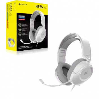 Corsair HS35 v3 Kabelgebundenes Gaming-Headset Weiß
