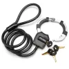 Master Lock Street Cuff Kabelschloss mit Schlüssel - Schwarz - 1000 mm - 8 mm