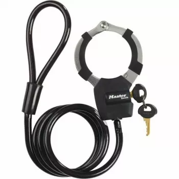 Master Lock Street Cuff Kabelschloss mit Schlüssel - Schwarz - 1000 mm - 8 mm