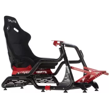 OPLITE Cockpit GTR S8 Elite Force Red Racing Simulator Cockpit (Retail, Speditionsversand)