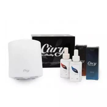 Shelly Cury Box Smart Aroma Diffuser Wi-Fi Bluetooth Weiß Plug & Play
