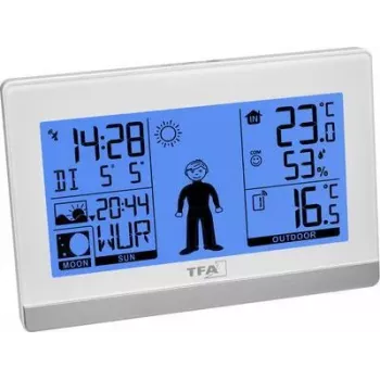TFA Weather Boy Wireless Digital Weather Station, White (35.010833)