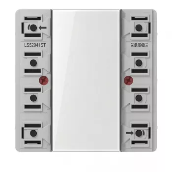 JUNG LS 52941 ST KNX Universal-Tastsensormodul, 4-fach, Unterputz, LS-Serie