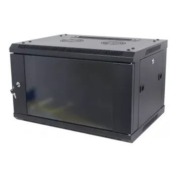 ALLNET SMA-Series 19 Zoll Wandgehäuse 9U 450mm Tiefe Schwarz Flat Pack