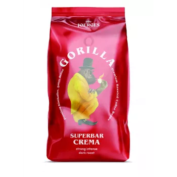 Joerges Espresso Super Bar Crema Ganze Kaffeebohnen 1 kg Dark Roast