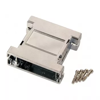 EFB-Elektronik EB2525M 25-pin D-Sub Metallisiertes Leergehäuse, Silber/Grau