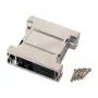 EFB-Elektronik EB2525M 25-pin D-Sub Metallisiertes Leergehäuse, Silber/Grau