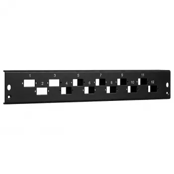 EFB Front Panel 24 x SC Duplex/LC Quad Vertical, Black