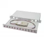 EFB Elektronik Spleißbox LC OS2 9/125µm ausziehbar 24 Pigtails 12 Kupplungen 1U