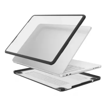 4smarts Shell Case für Apple MacBook Neo, schwarzer Rahmen