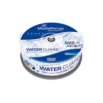 MEDIARANGE 25 x DVD-R - 4.7 GB 16x - Weiß - Inkjet-bedruckbare Oberfläche