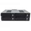 Jou Jye JJ-N-49SS-T 12G 4-Bay 2.5 inch SATA/SAS Hot-Swap Mobile Rack für 5.25 inch-Einschub - Schwarz