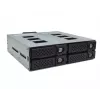 Jou Jye JJ-N-49SS-T 12G 4-Bay 2.5 inch SATA/SAS Hot-Swap Mobile Rack für 5.25 inch-Einschub - Schwarz