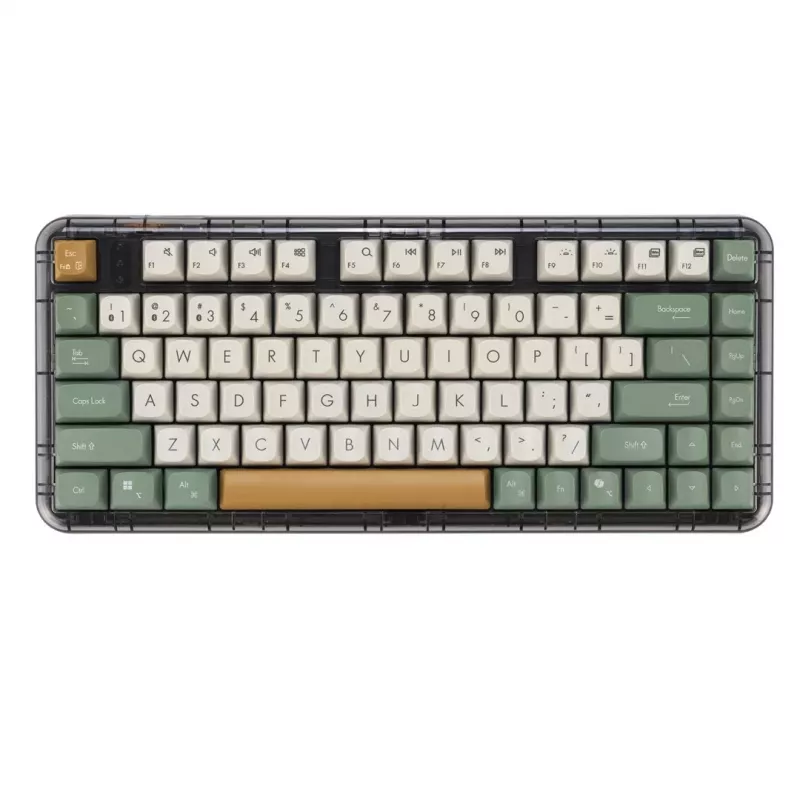 ASUS KD201 Jelly75 Wireless/Bluetooth Tastatur Milchweiß