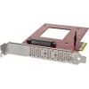 ICY DOCK ToughArmor MB411V4PO-2B U.2/U.3 NVMe SSD zu OCuLink Adapter für 9,5mm Ultra Slim ODD-Schacht