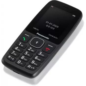 Panasonic KX-TF400EXB 4G Clamshell Mobiltelefon Schwarz
