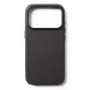 Mujjo Leather Case for iPhone 17 Pro mit MagSafe (Schwarz)